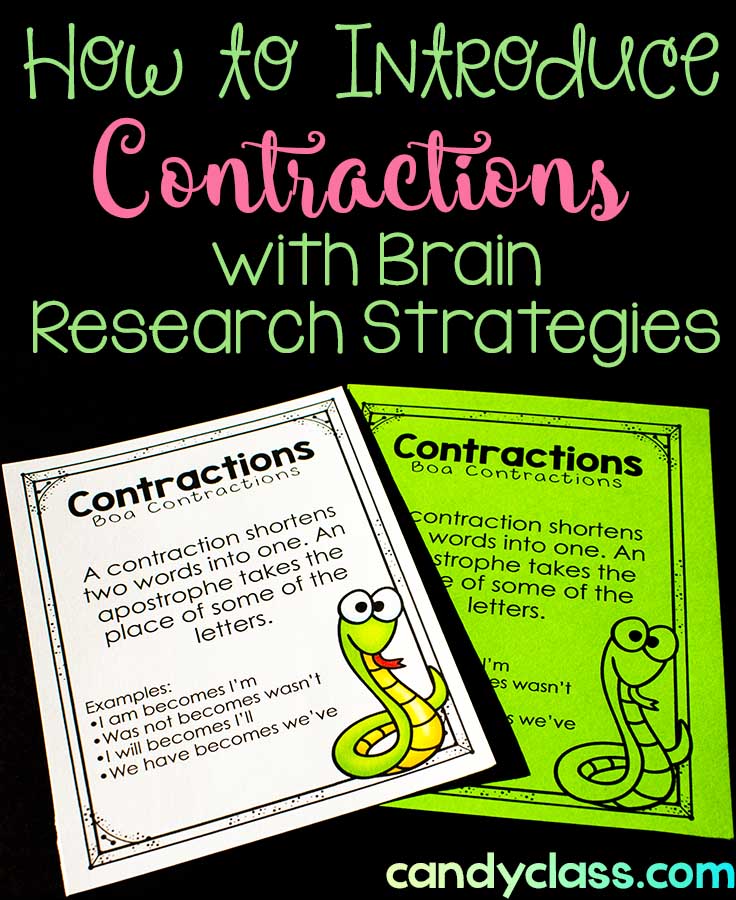 Teaching Contractions with Brain-Based Research Strategies